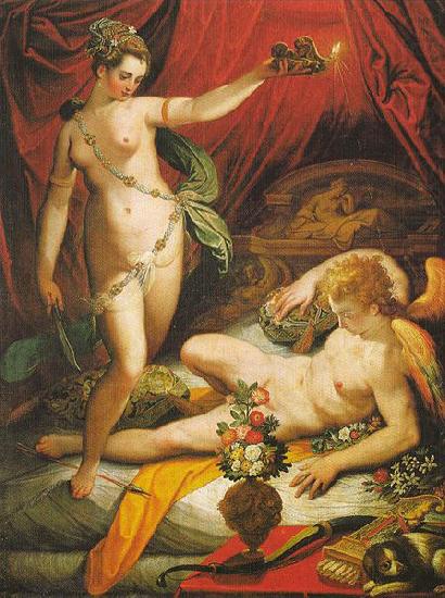 Jacopo Zucchi Amor and Psyche china oil painting image